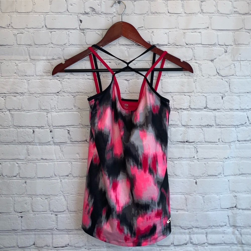 Champion Womens black and pink top - Picture 2 of 9